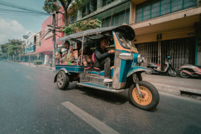 people film from tuk tuk