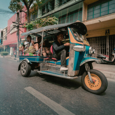 people film from tuk tuk
